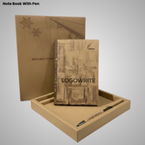 Wooden Notebook with Matching Stylus Pen