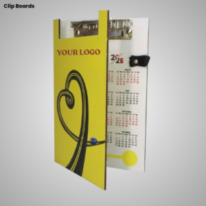 Branded Corporate Clipboard with Integrated Calendar & Custom Logo
