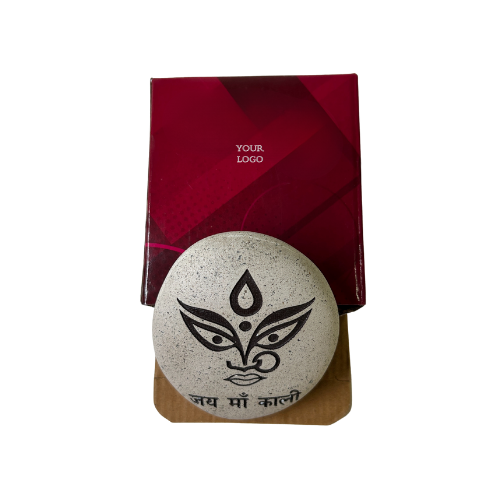 Jai Maa Kali Hand-Painted Decorative Stone Idol - Image 2