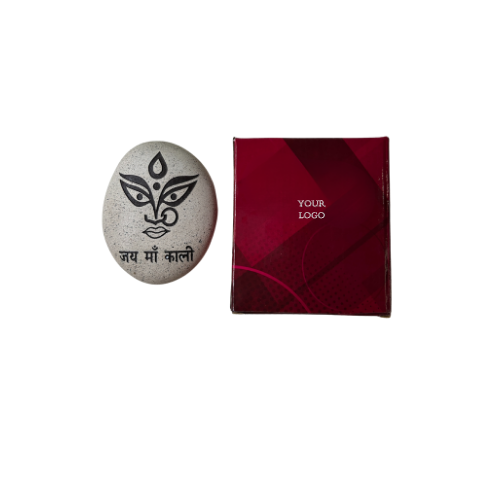 Jai Maa Kali Hand Painted Decorative Stone Idol