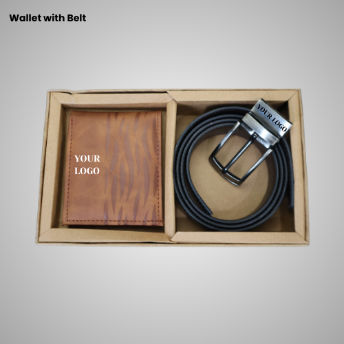 Premium Men’s Wallet & Belt Gift Set