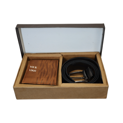 Premium Men’s Wallet & Belt Gift Set