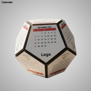 Custom Branded 3D Table Calendar for Corporate Gifting