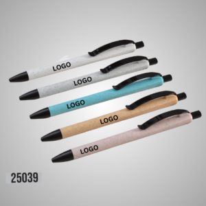 Eco-Friendly Wheat Straw Ballpoint Pen | Sustainable Sustainable Branding Tool