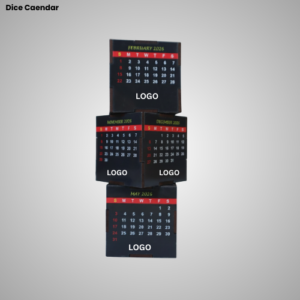 Premium Wooden Perpetual Cube Desk Calendar – Eco-Friendly Office Decor