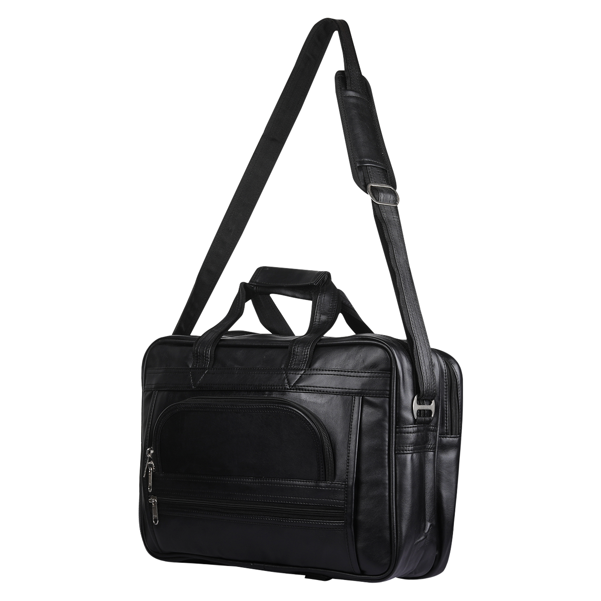 Executive Leather Laptop Messenger Bag
