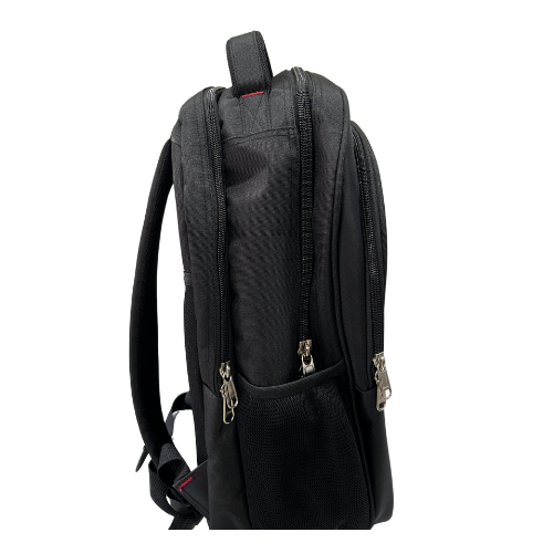 Unisex Durable Casual Black Backpack for School & Travel - Image 2